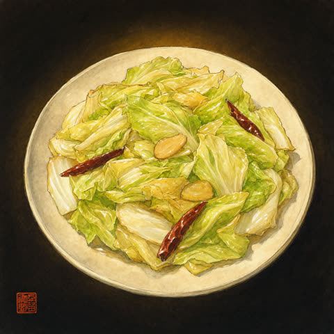 Garlic cabbage