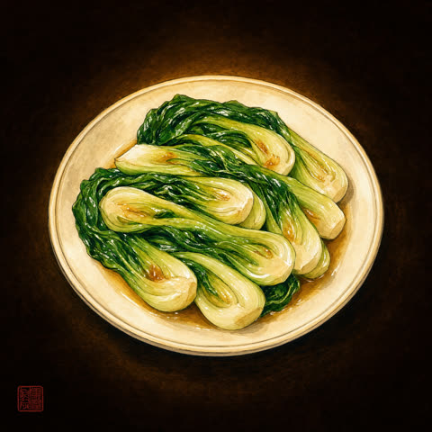 Pak choi-wok