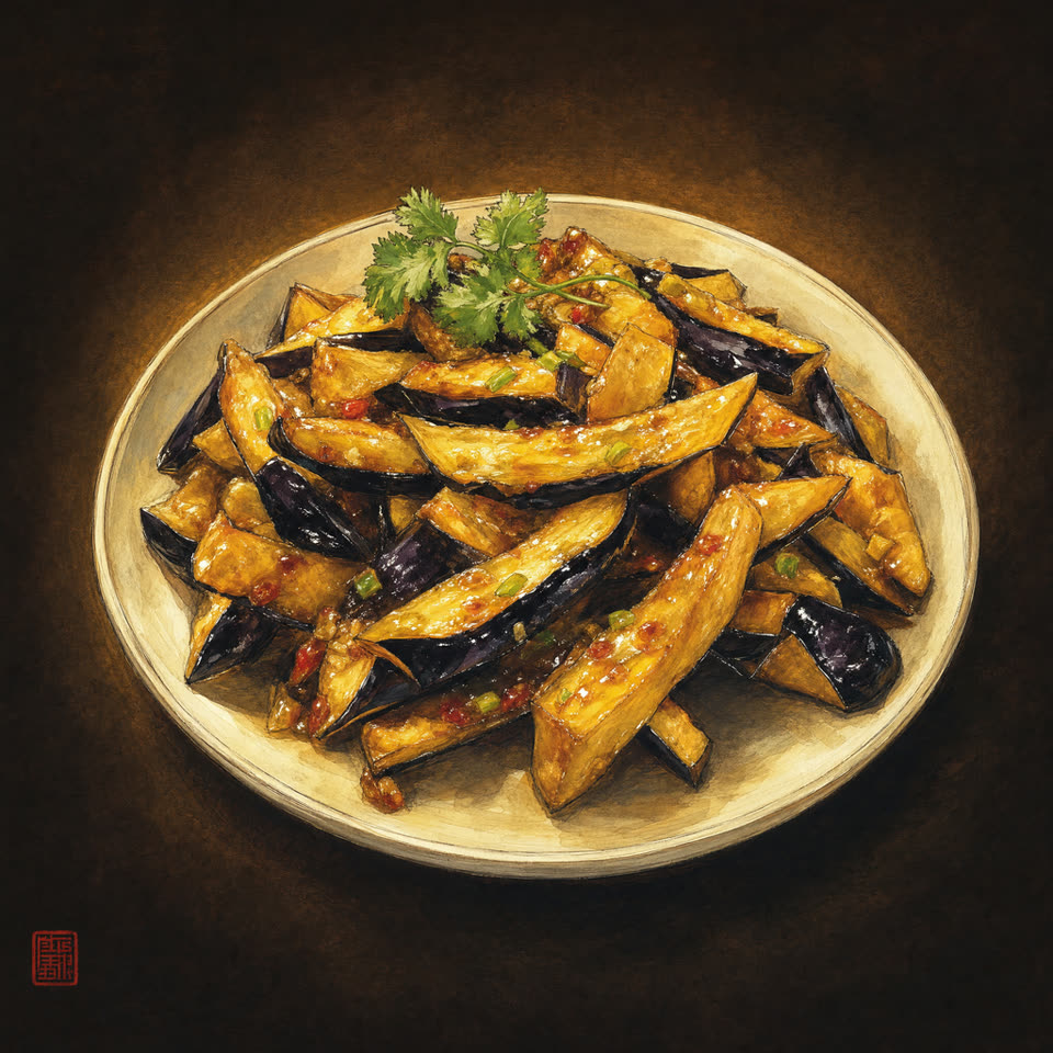 Crispy very good eggplant
