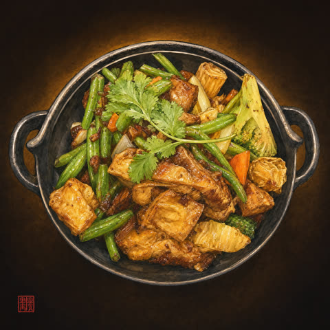 Mala wok med and